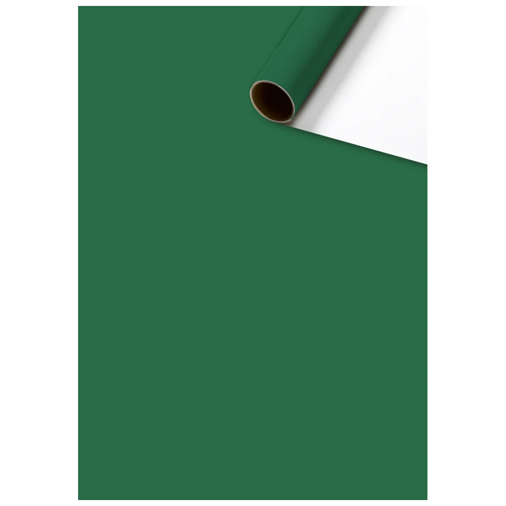 Geschenkpapier „Uni Plain“ One Colour | 70 cm × 10 m, 80 g/m², dunkelgrün