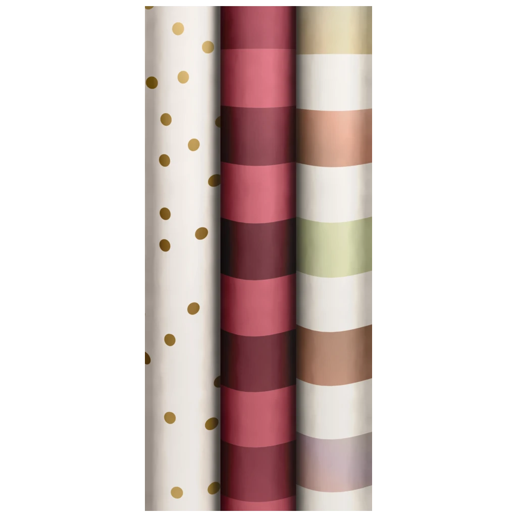 Geschenkpapier „Elegant Simplicity“ | 70 cm × 1,5 m, 75 g/m², sortiert