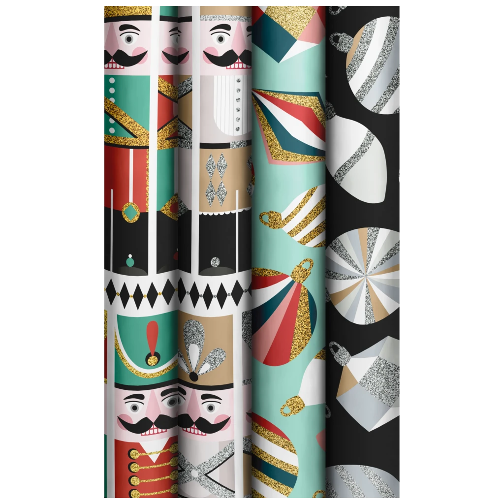 Geschenkpapier „Endless Joy“ | 70 cm × 1,5 m, 75 g/m², sortiert