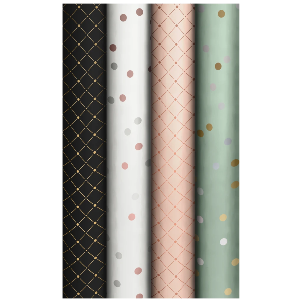 Geschenkpapier „Glorious Times“ | 70 cm × 1,5 m, 75 g/m², sortiert