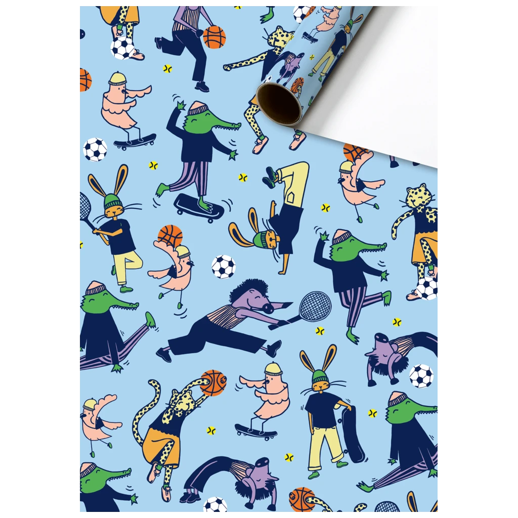 Geschenkpapier „Aira“ | 70 cm × 2 m, 80 g/m², hellblau