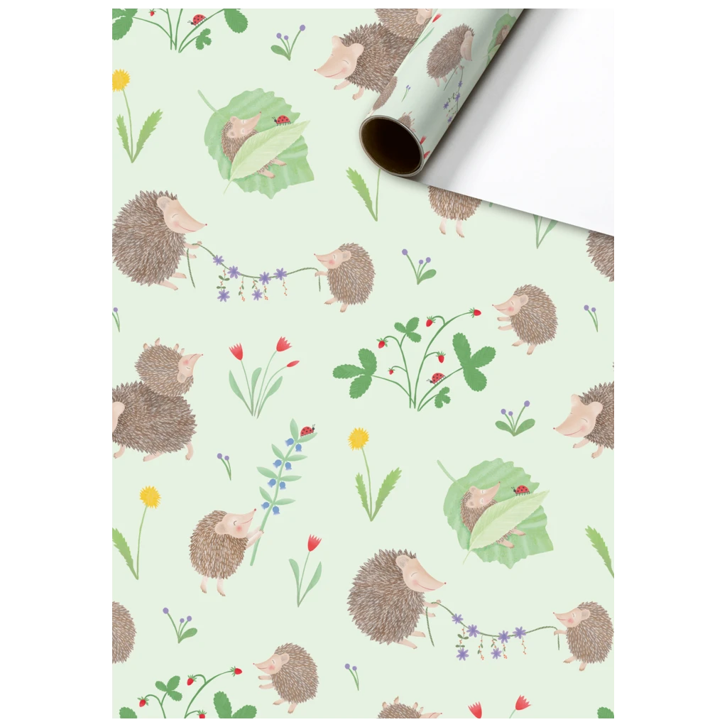 Geschenkpapier „Riccio“ | 70 cm × 2 m, 80 g/m², pastellgrün