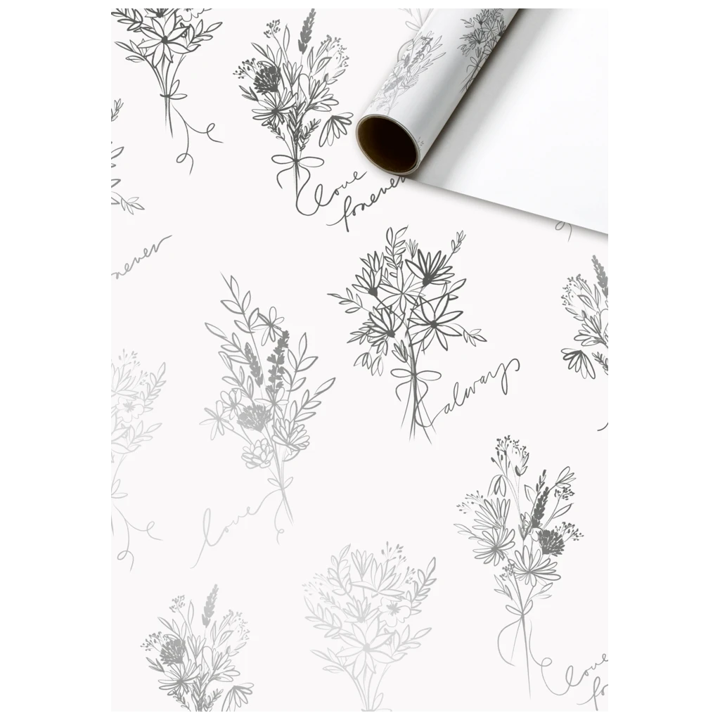 Geschenkpapier „Kaleo“ | 70 cm × 1,5 m, 76 g/m², weiß