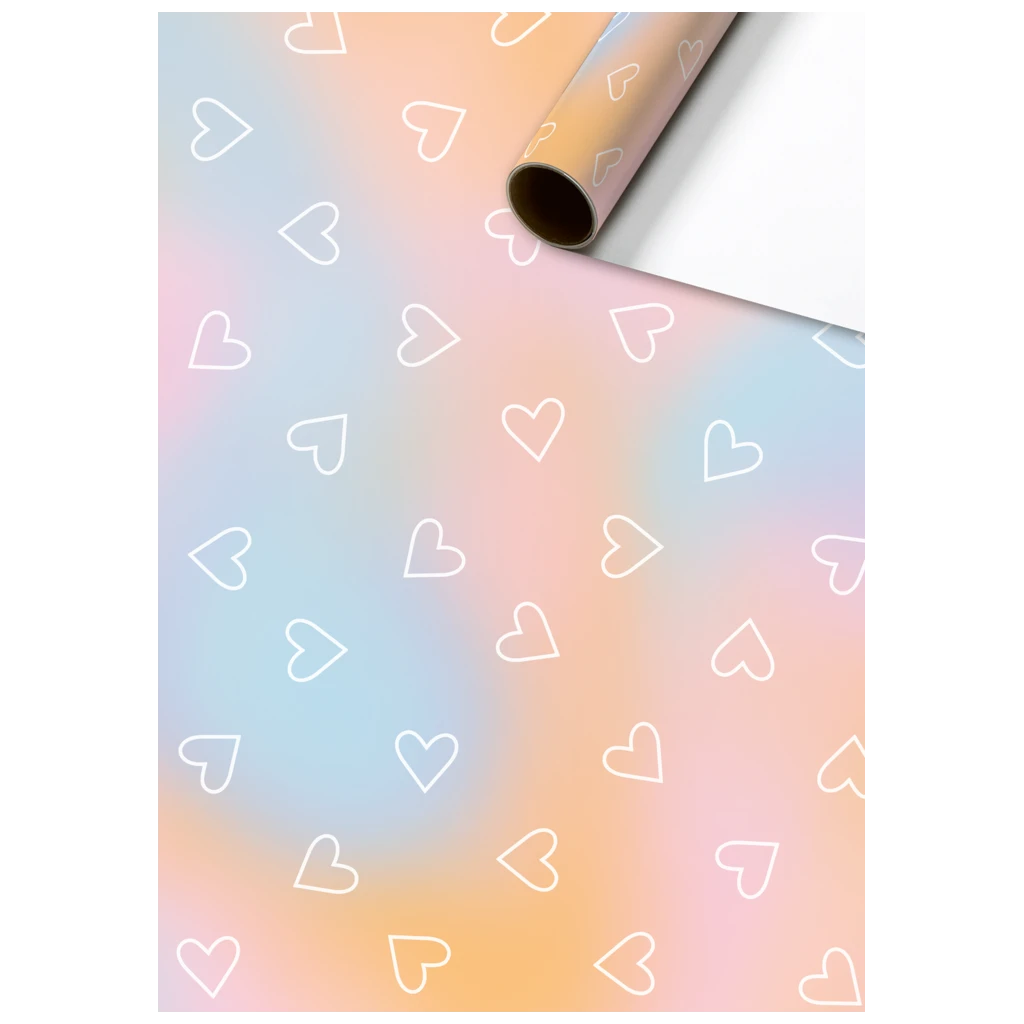 Geschenkpapier „Kayla“ | 70 cm × 2 m, 80 g/m², mehrfarbig, pastell