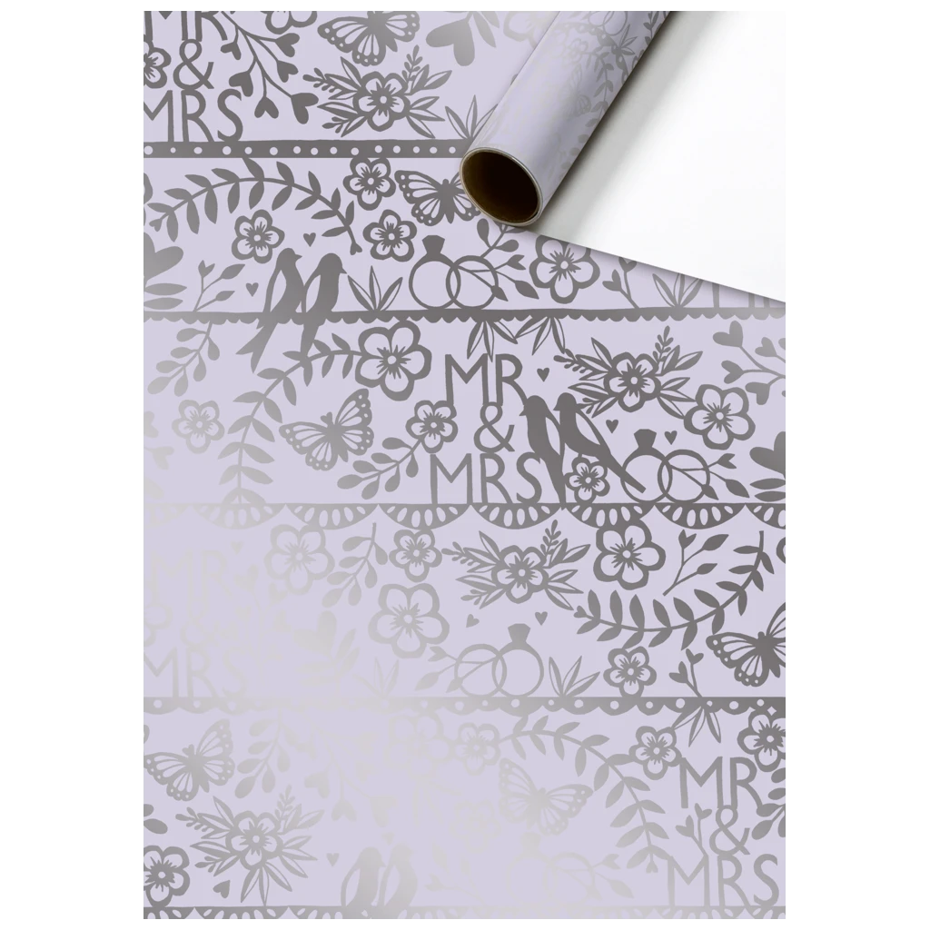 Geschenkpapier „Anouk“ | 70 cm × 1,5 m, 76 g/m², lila