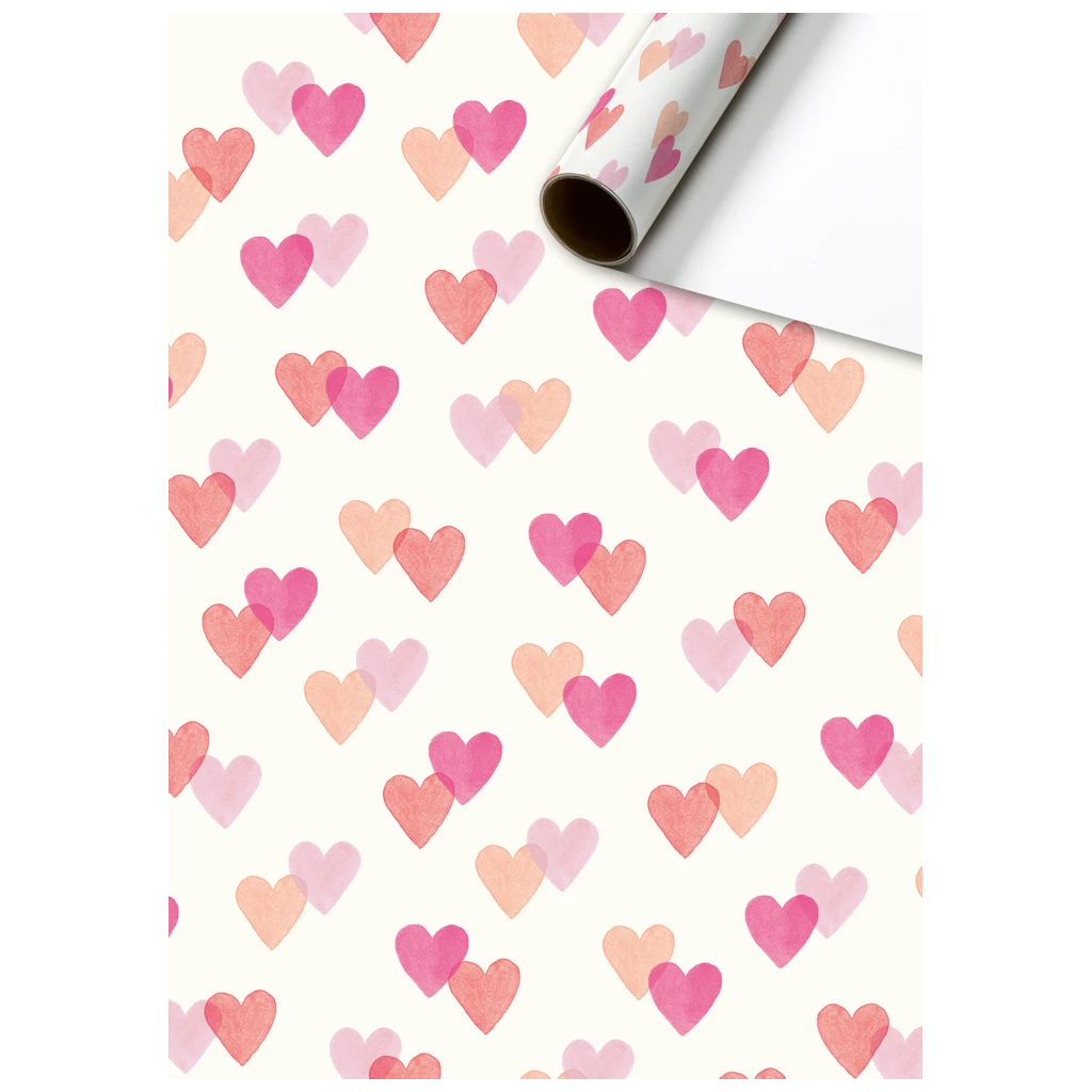 Geschenkpapier „Laila“ | 70 cm × 2 m, 80 g/m², weiß