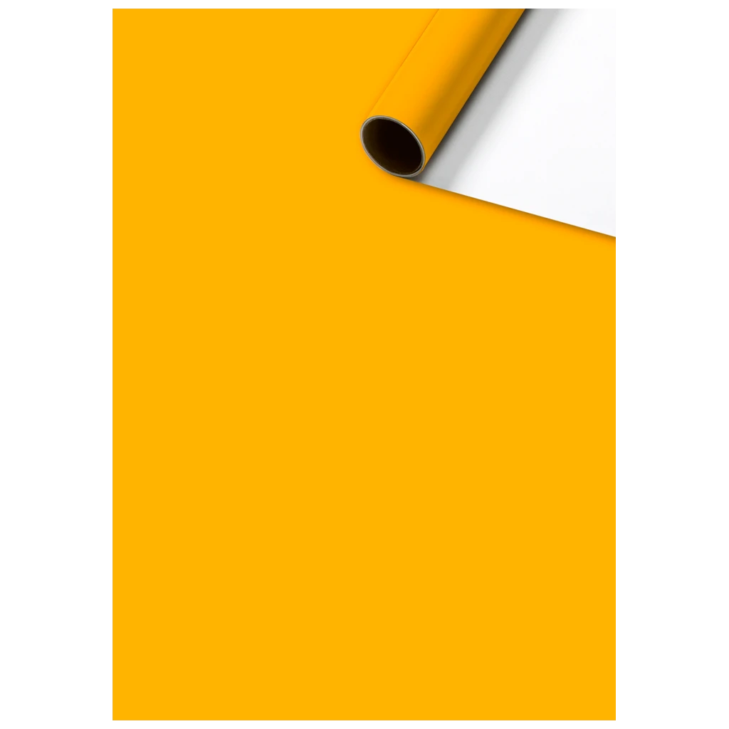 Geschenkpapier „Uni Plain“ One Colour | 70 cm × 2 m, 80 g/m², orange