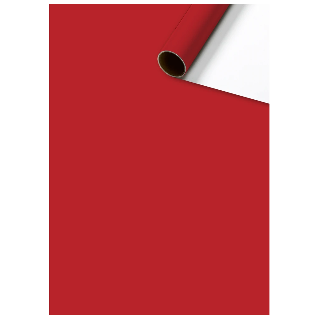 Geschenkpapier „Uni Plain“ One Colour | 70 cm × 2 m, 80 g/m², dunkelrot