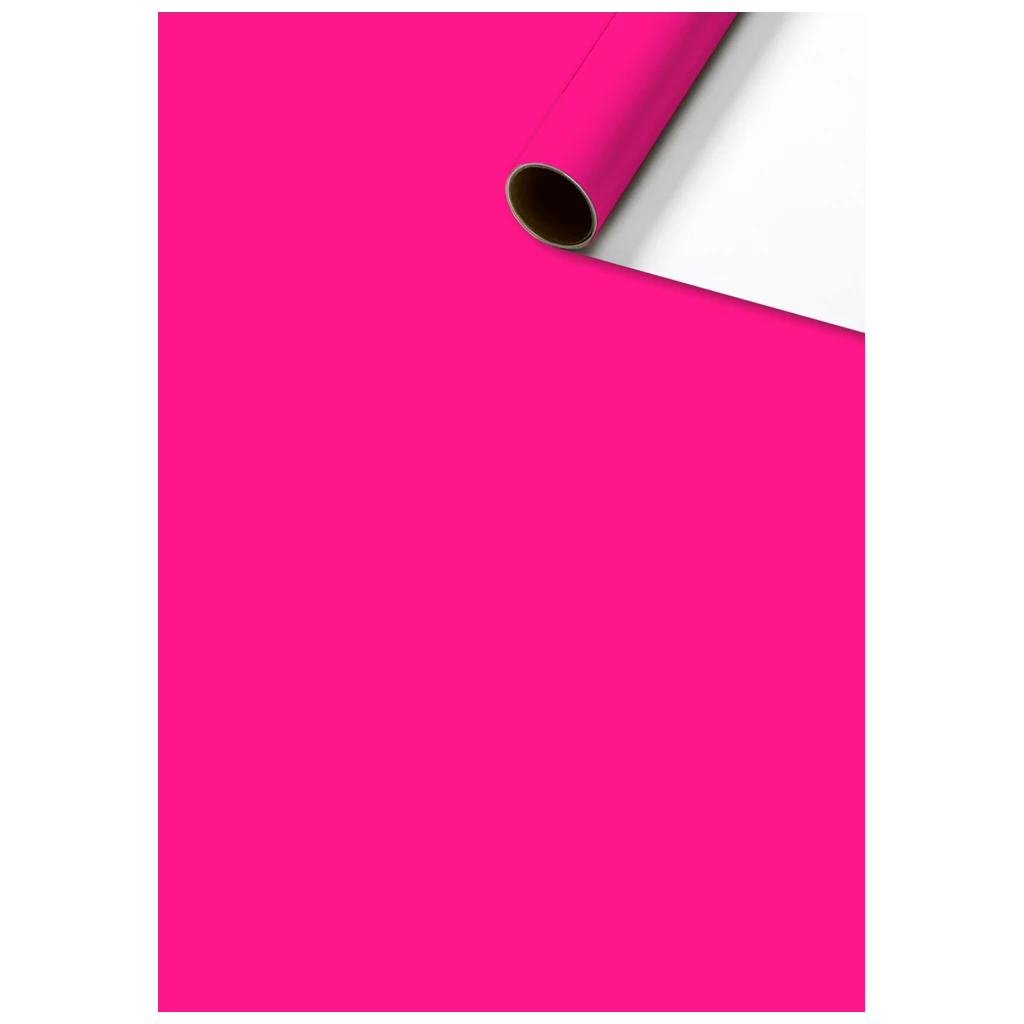 Geschenkpapier „Uni Plain“ One Colour | 70 cm × 2 m, 80 g/m², pink