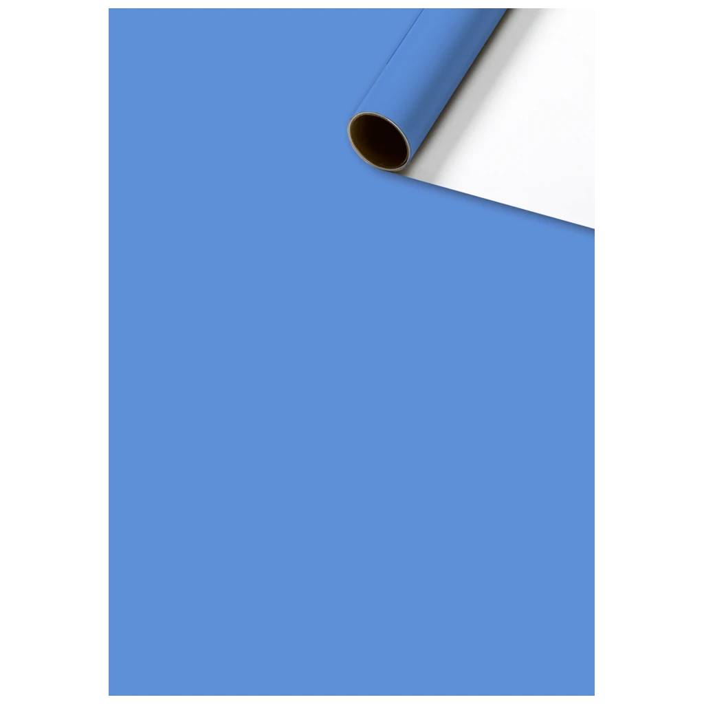 Geschenkpapier „Uni Plain“ One Colour | 70 cm × 2 m, 80 g/m², blau
