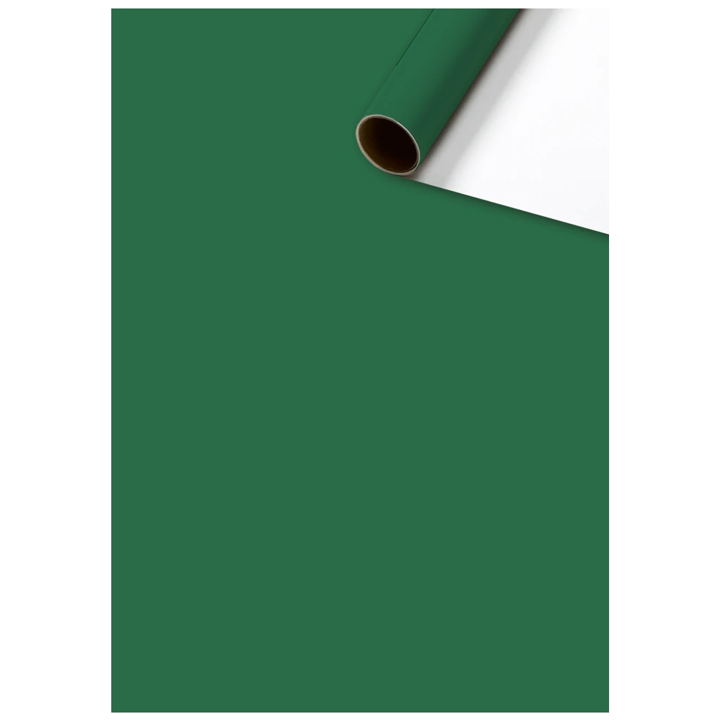 Geschenkpapier „Uni Plain“ One Colour | 70 cm × 2 m, 80 g/m², dunkelgrün