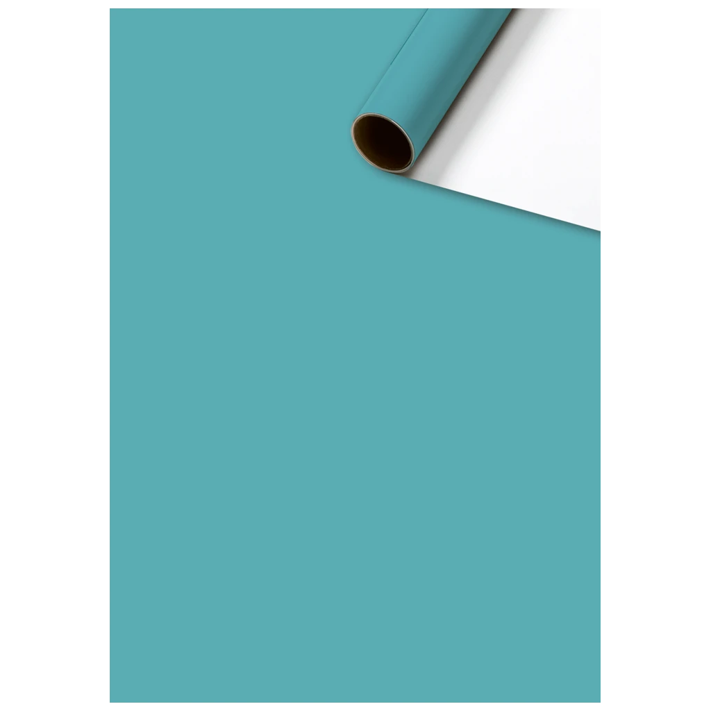 Geschenkpapier „Uni Plain“ One Colour | 70 cm × 2 m, 80 g/m², türkis
