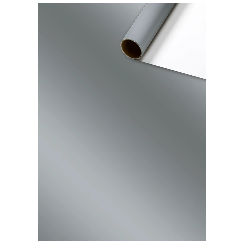 Geschenkpapier „Uni Plain“ One Colour | 70 cm × 2 m, 80 g/m², silber
