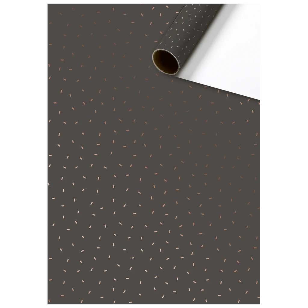 Geschenkpapier „Care“ | 70 cm × 1,5 m, 76 g/m², dunkelgrau