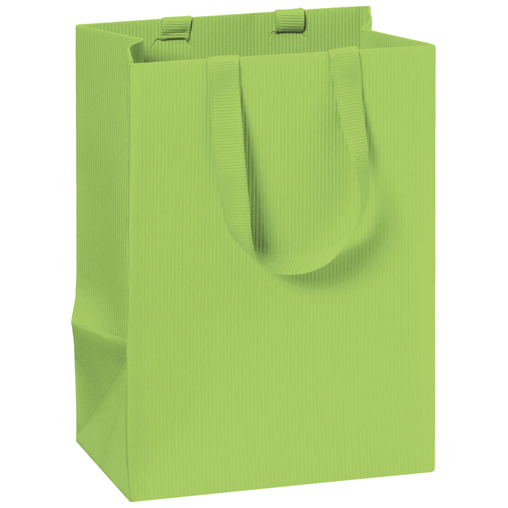 Geschenktasche One Colour | 10×14×8 cm, 250 g/m², hellgrün