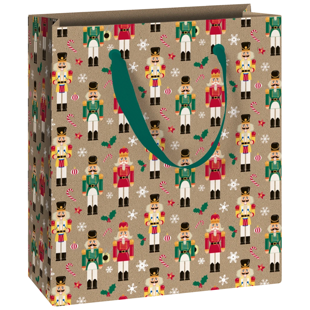 Geschenktasche „Henok“ | 18×21×8 cm, 180 g/m², braun