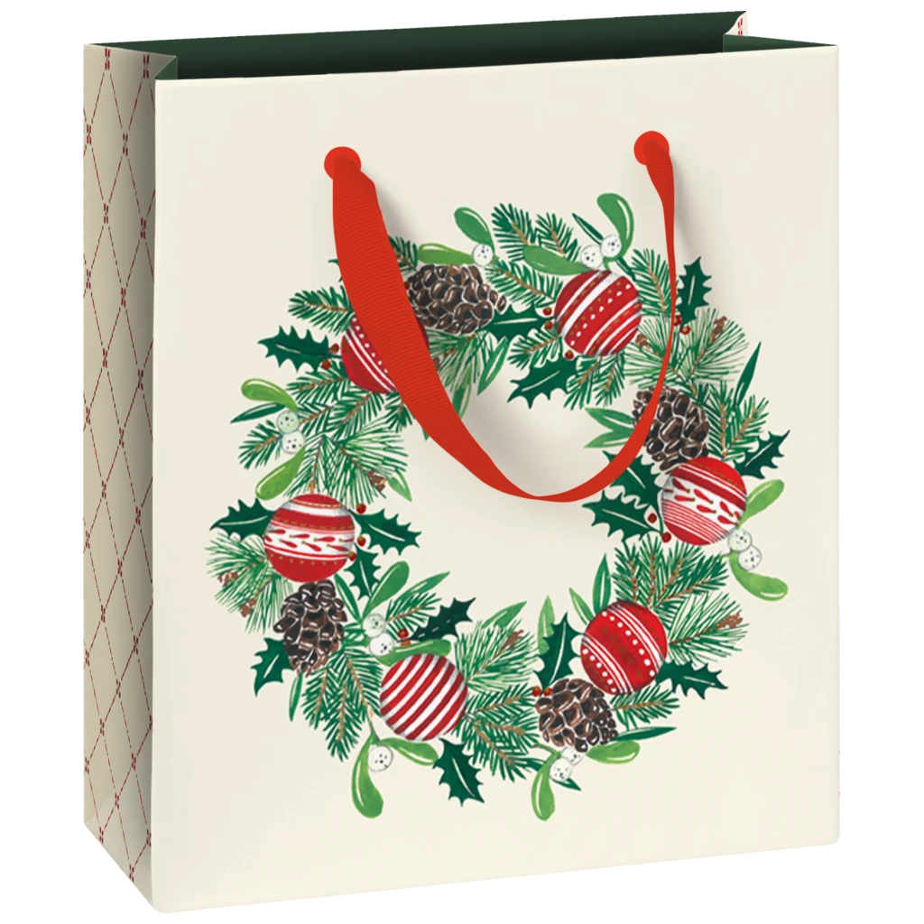 Geschenktasche „Kirsten“ | 18×21×8 cm, 250 g/m², beige