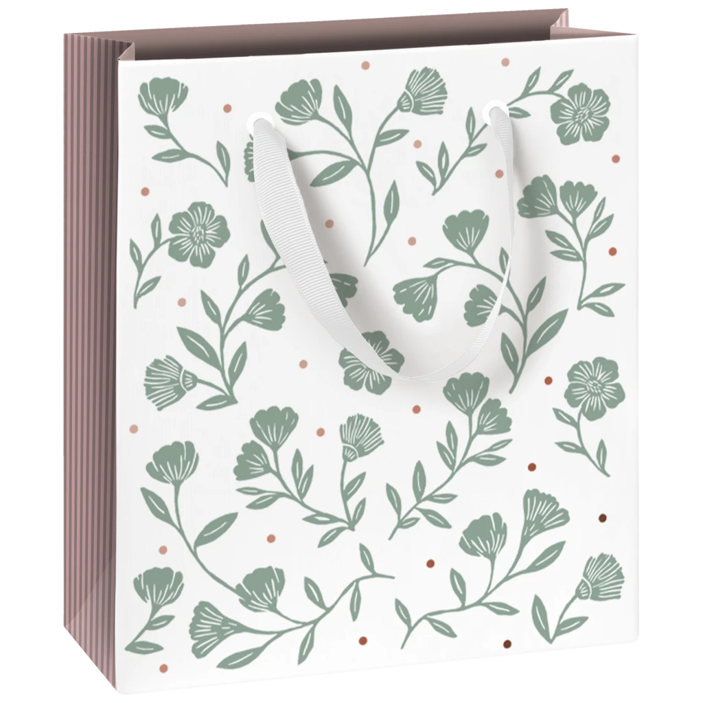 Gift Bag “Olena” | 18×21×8 cm, 250 gsm, white