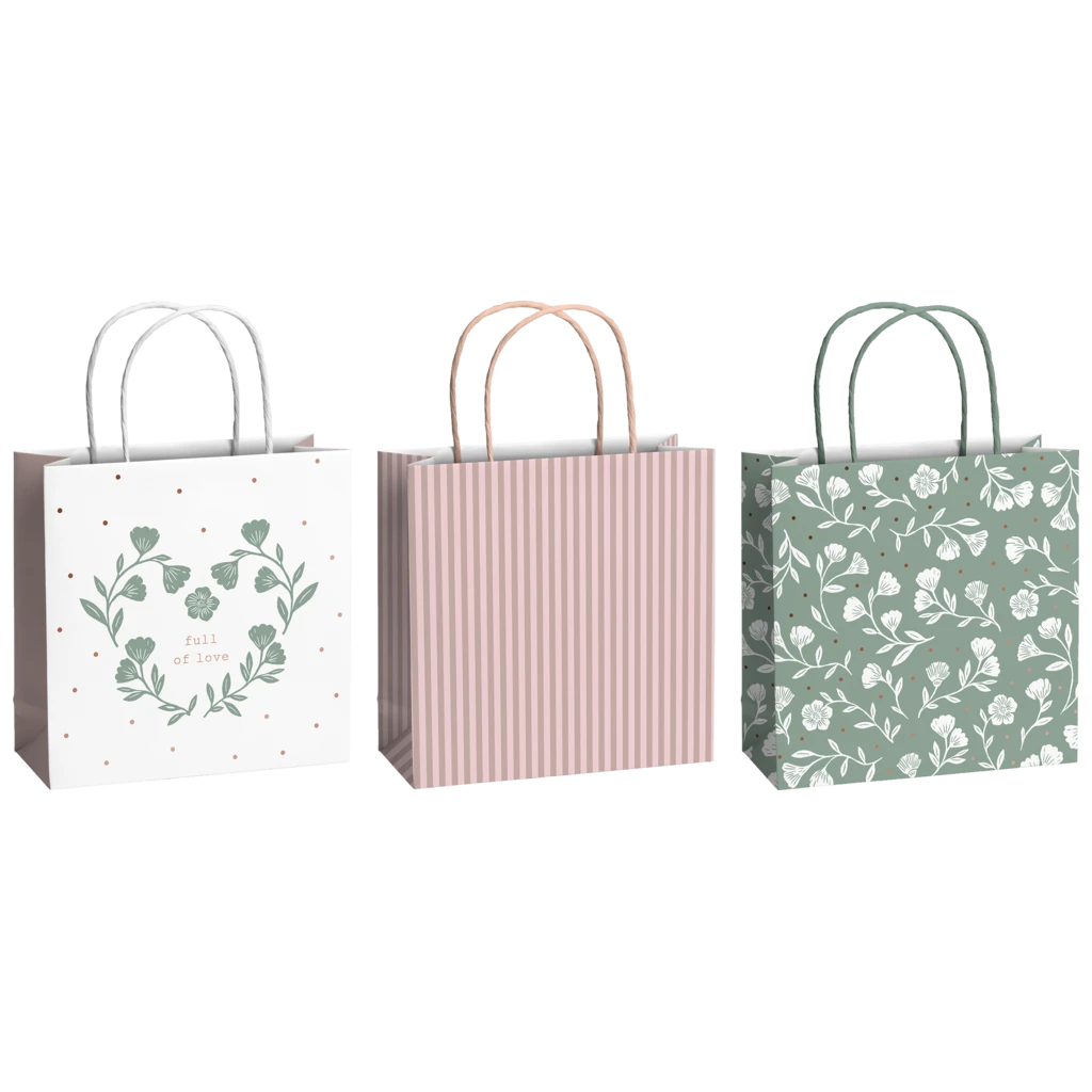 Gift Bag Set “Olena” | 20×20×8 cm, 200 gsm