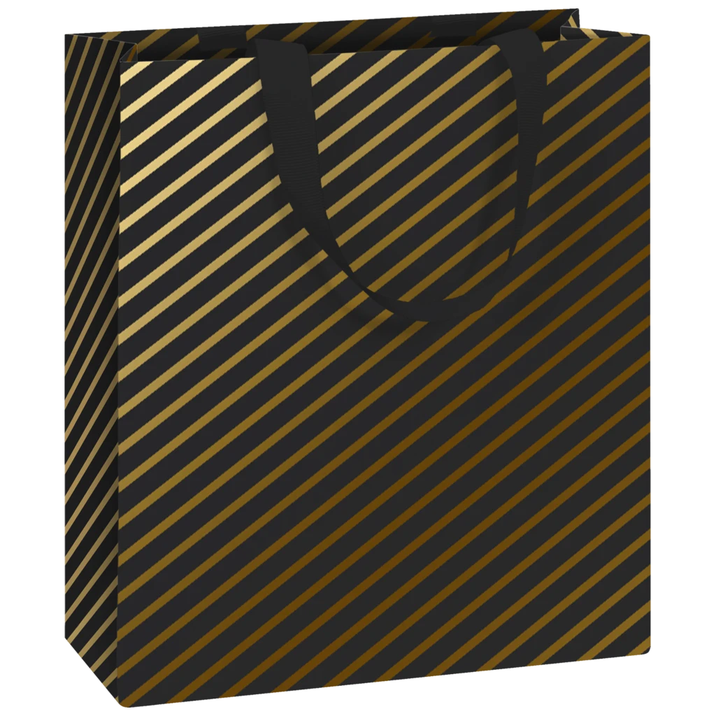 Gift Bag “Stryge” | 18×21×8 cm, 250 gsm, black