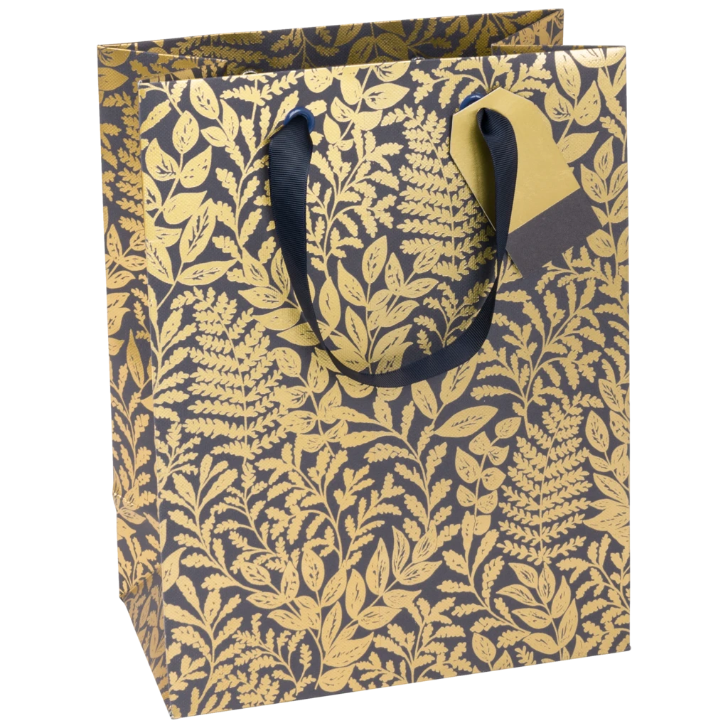 Geschenktasche „Julie blau dunkel “ | 23×30×13 cm, 230 g/m², dunkelblau