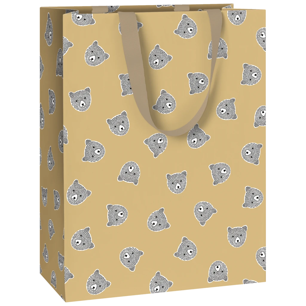 Gift Bag “Rollo” | 23×30×13 cm, 230 gsm, light brown