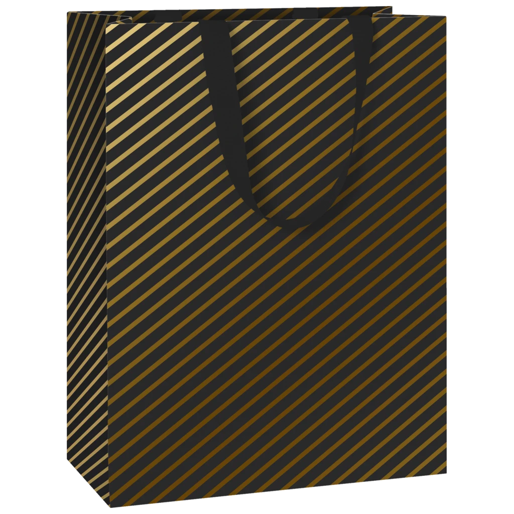 Gift Bag “Stryge” | 23×30×13 cm, 230 gsm, black