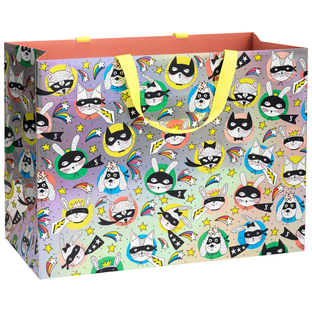 Geschenktasche | 40×30×20 cm, 250 g/m², regenbogen