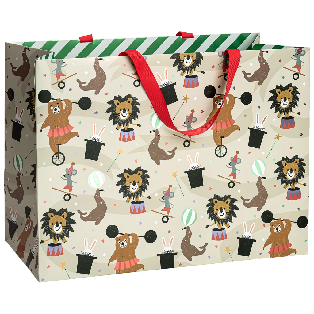 Geschenktasche | 40×30×20 cm, 250 g/m², beige