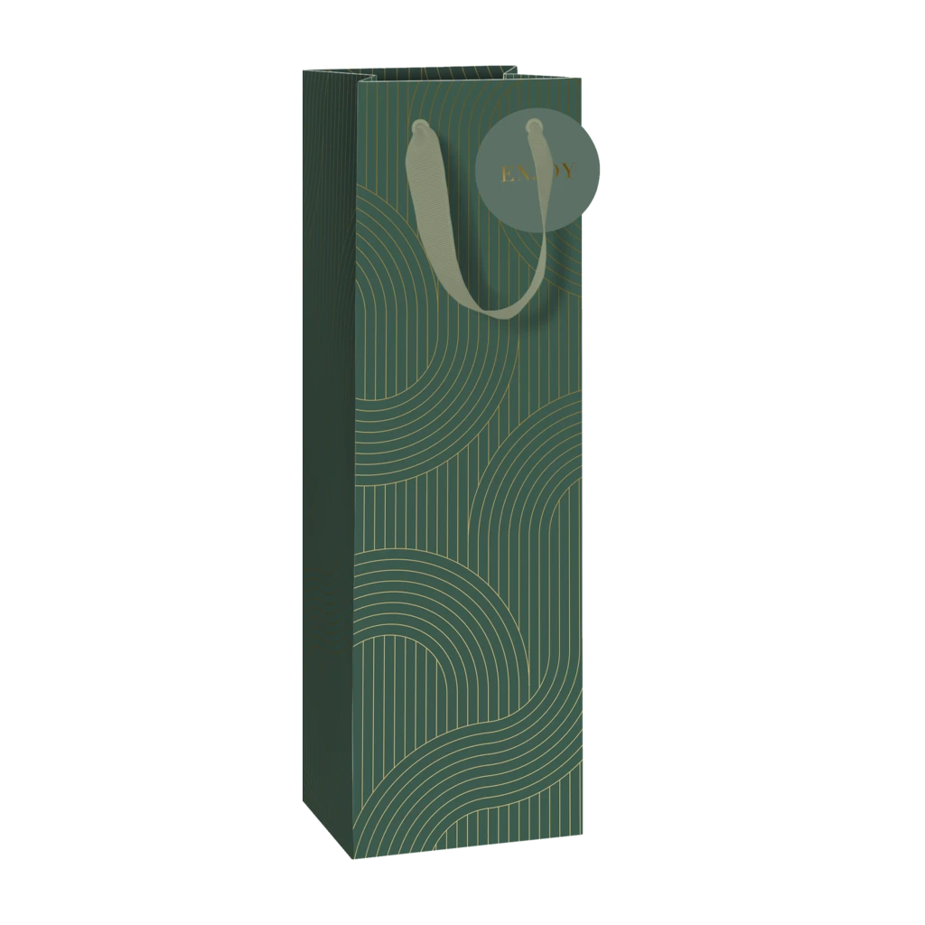 Flaschentasche „Ali“ | 11×36×10,5 cm, 250 g/m², olive
