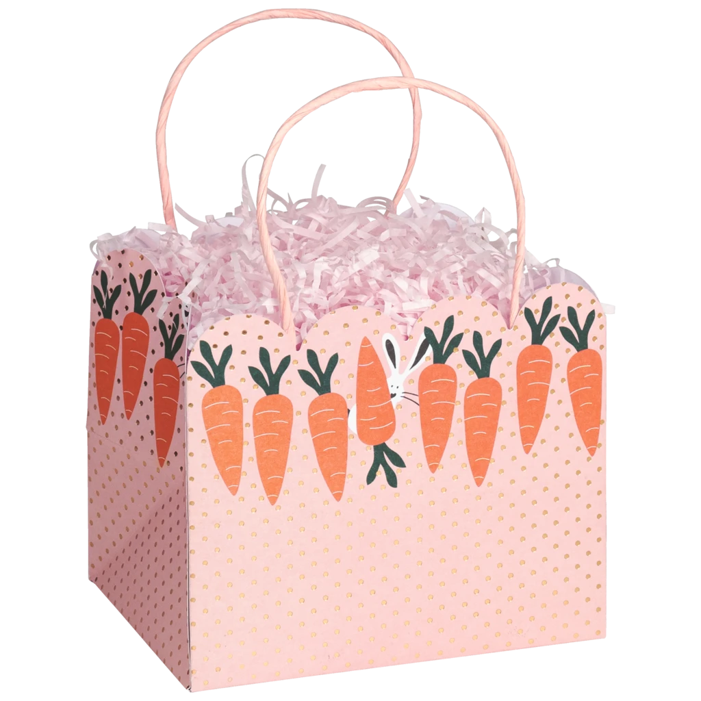 Geschenktasche „Lotti“ | 14×13×18 cm, 250 g/m², rosa