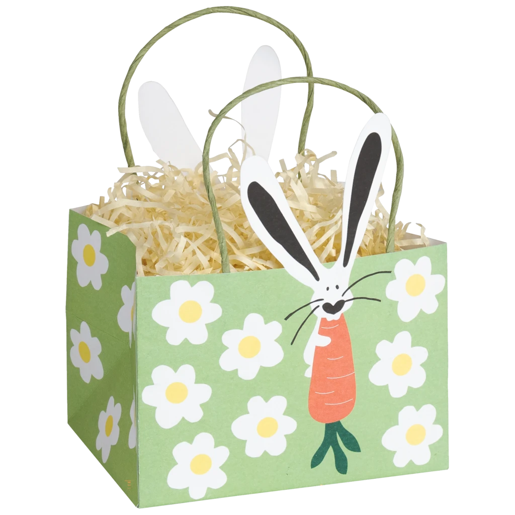 Geschenktasche „Lotti“ | 14×13×18 cm, 250 g/m², hellgrün