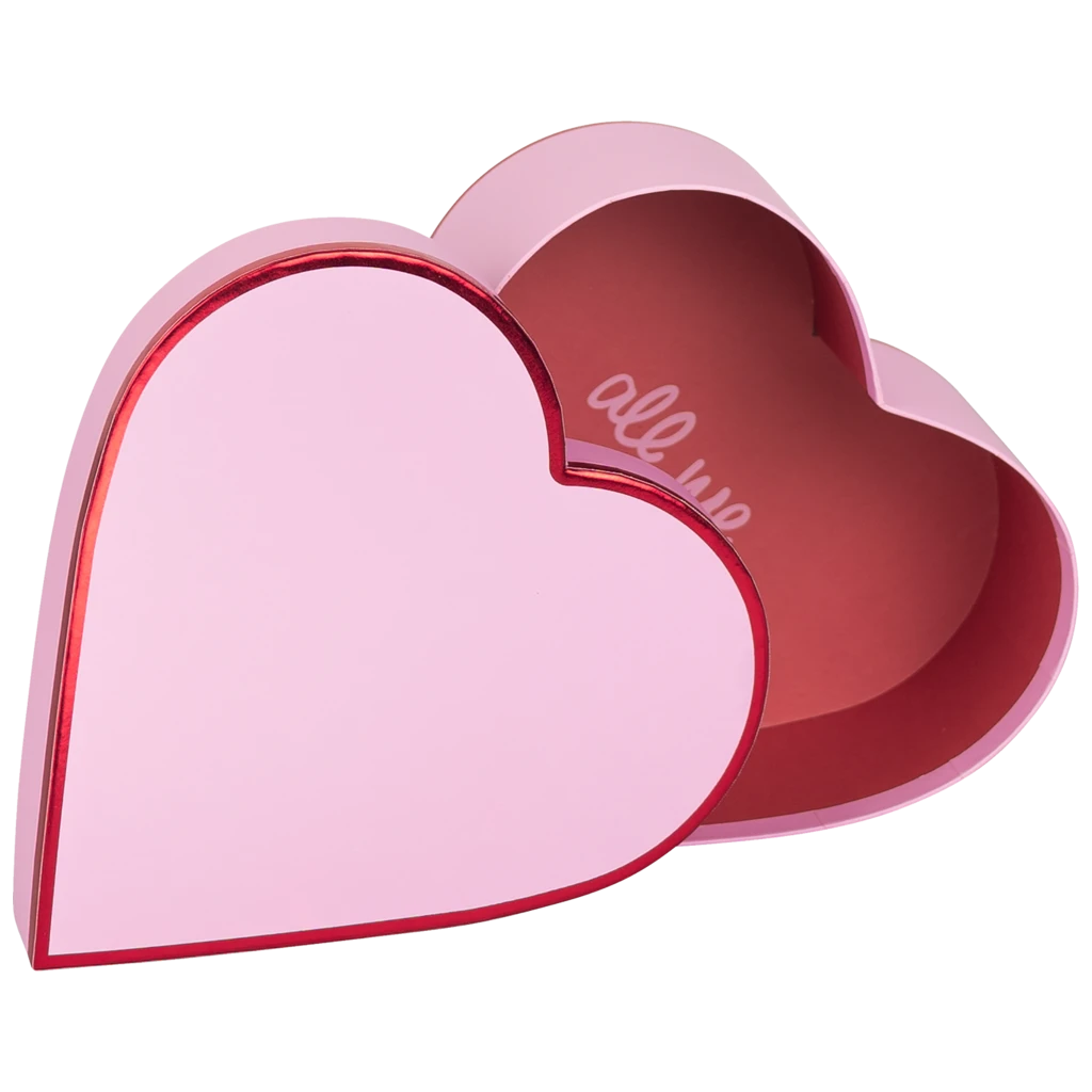 Geschenkbox „Amaia“ | 20×8×20 cm, 120 g/m², rosa/rot