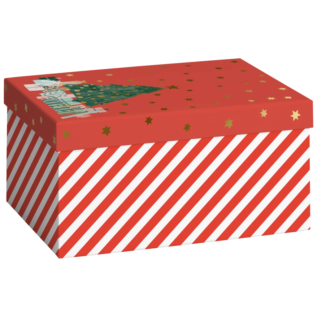 Geschenkbox „Anette“ | 16,5×12×24 cm, 120 g/m², rot
