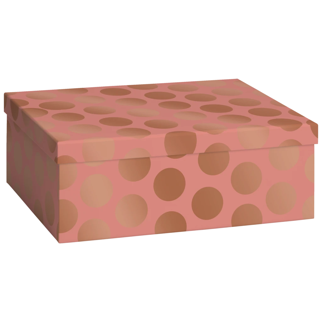 Geschenkbox „Vanda“ | 24×12×33 cm, 120 g/m², terracotta