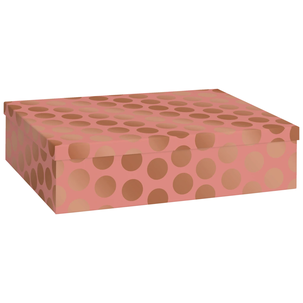 Geschenkbox „Vanda“ | 33×12×48 cm, 120 g/m², terracotta
