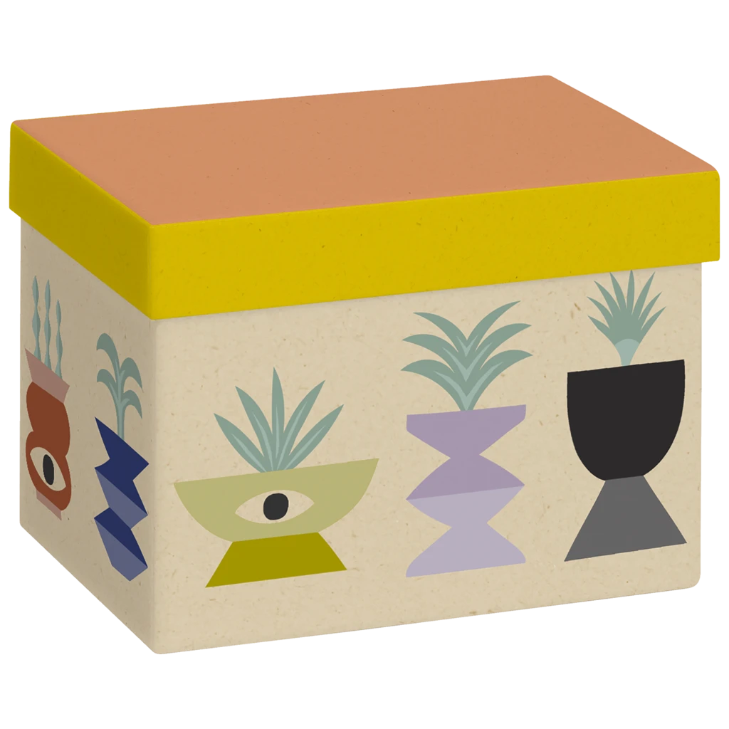 Geschenkbox „Shani“ | 12×12×16,5 cm, hellbraun