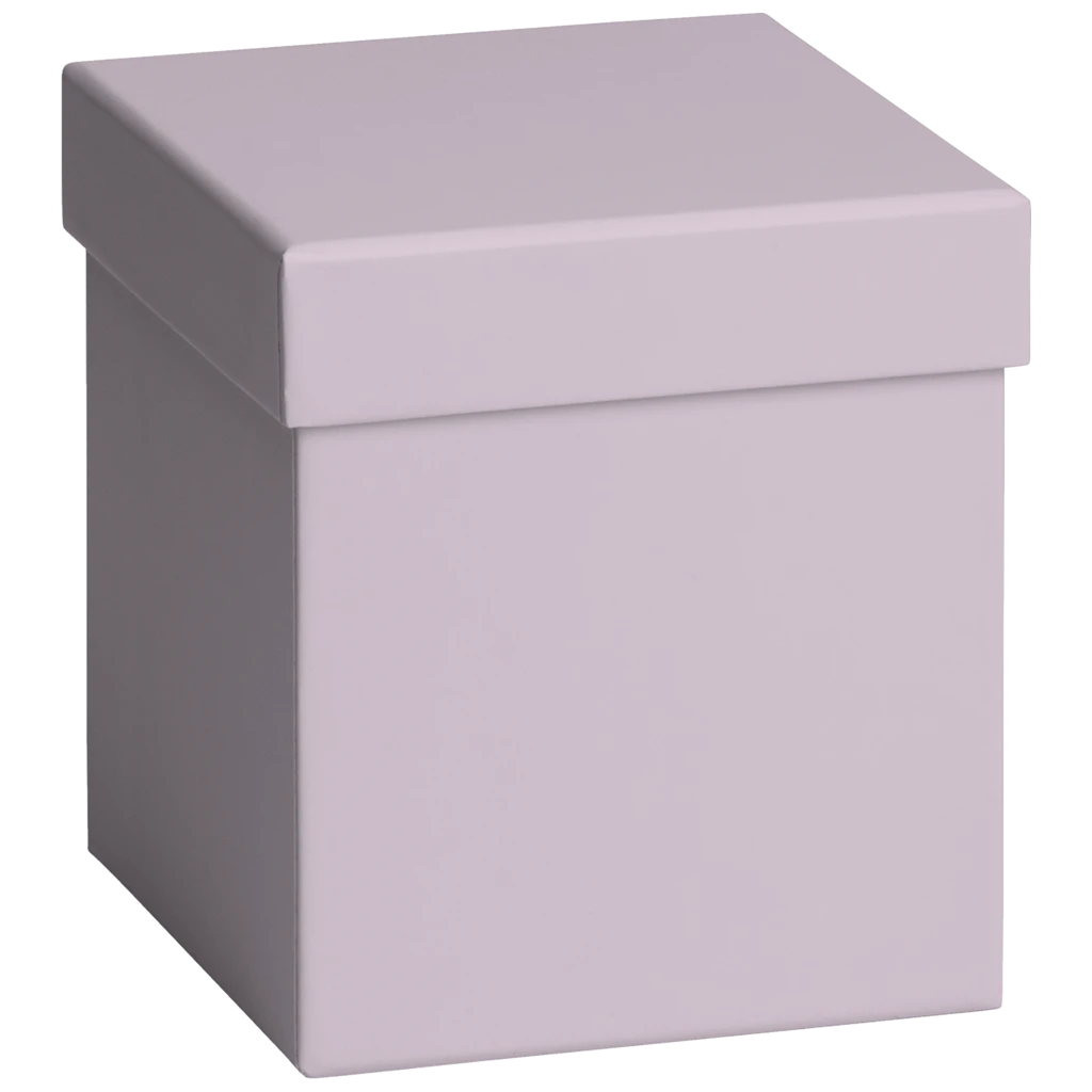 Geschenkbox „Uni Pure“ | 11×12×11 cm, lila