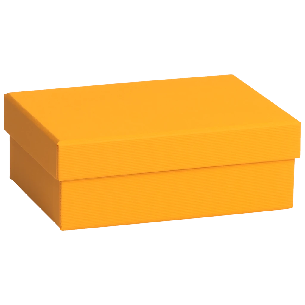 Geschenkbox One Colour | 16,5×6×12 cm, dunkelorange