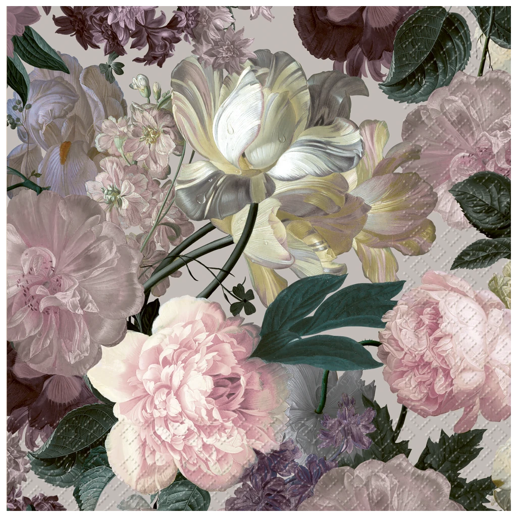 Servietten „Aidana“ | 33×33 cm, rosa, 20 Stück