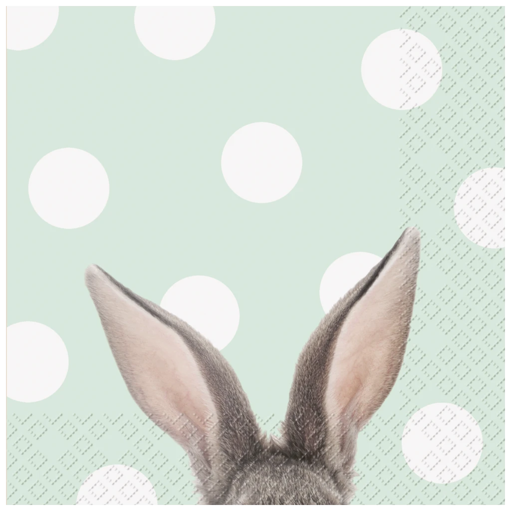 Servietten „Yon“ | 33×33 cm, mint, 20 Stück