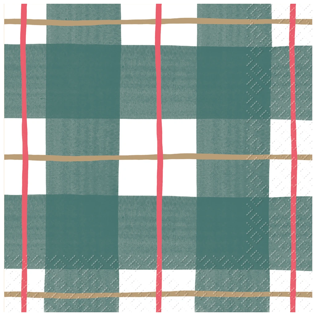 Servietten „Itami“ | 25×25 cm, dunkelgrün, 20 Stück