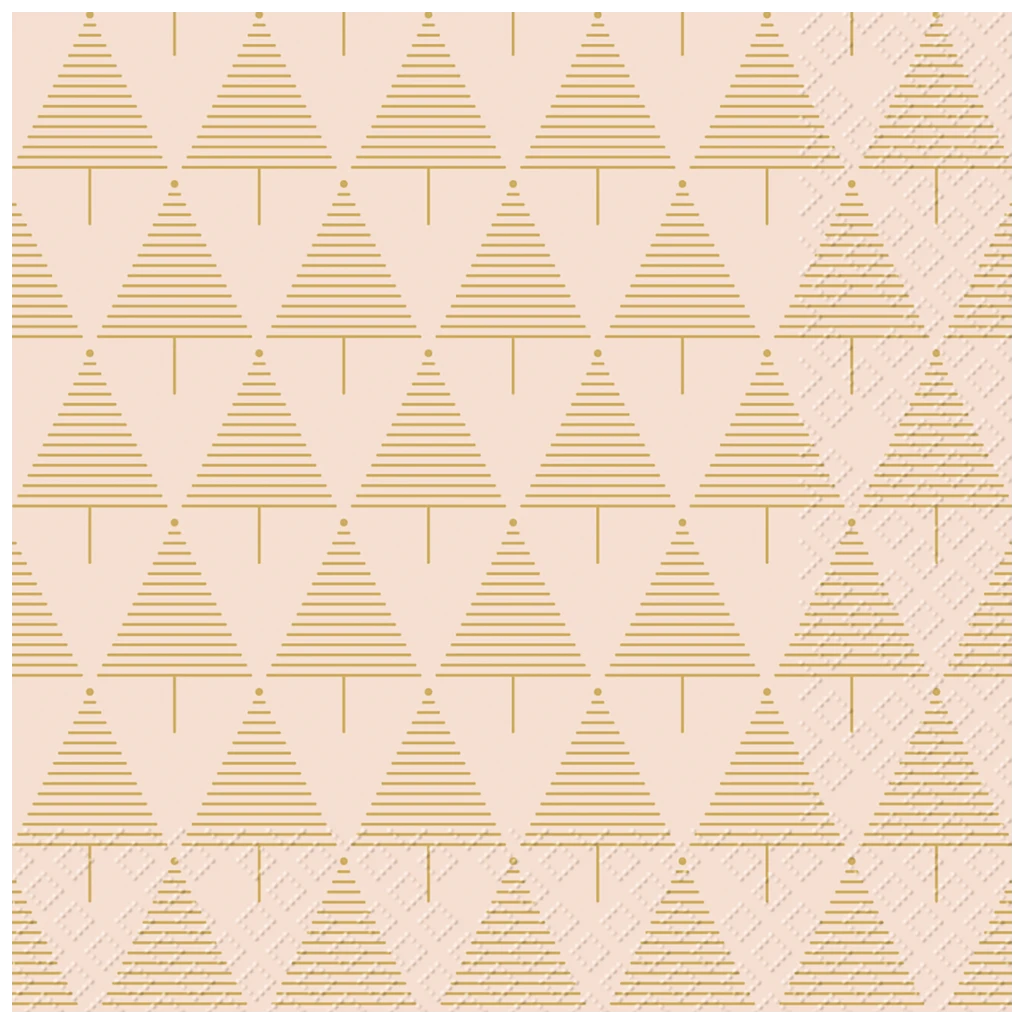 Servietten „Walo“ | 25×25 cm, hellrosa, 20 Stück