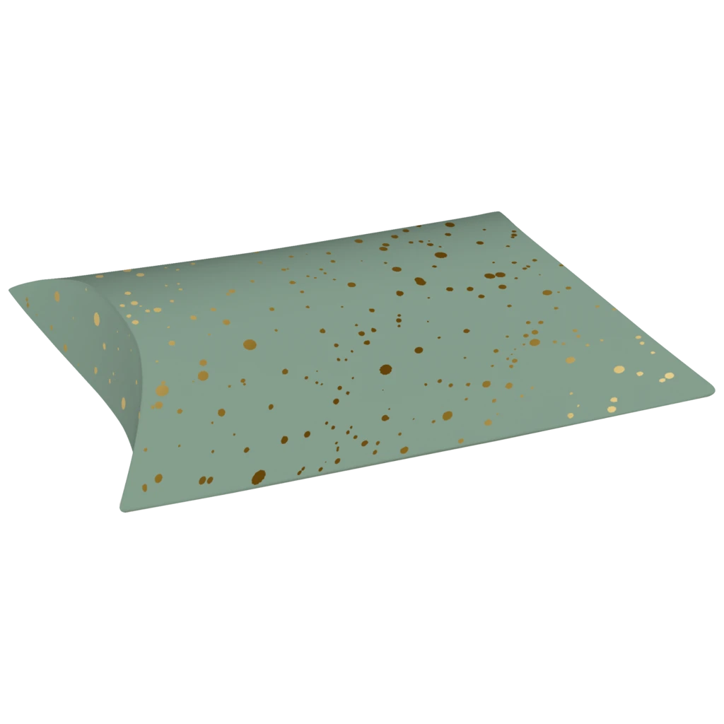 Faltschachteln „Arona“ | 10×11×2,5 cm, 210 g/m², salbei, 3 Stück