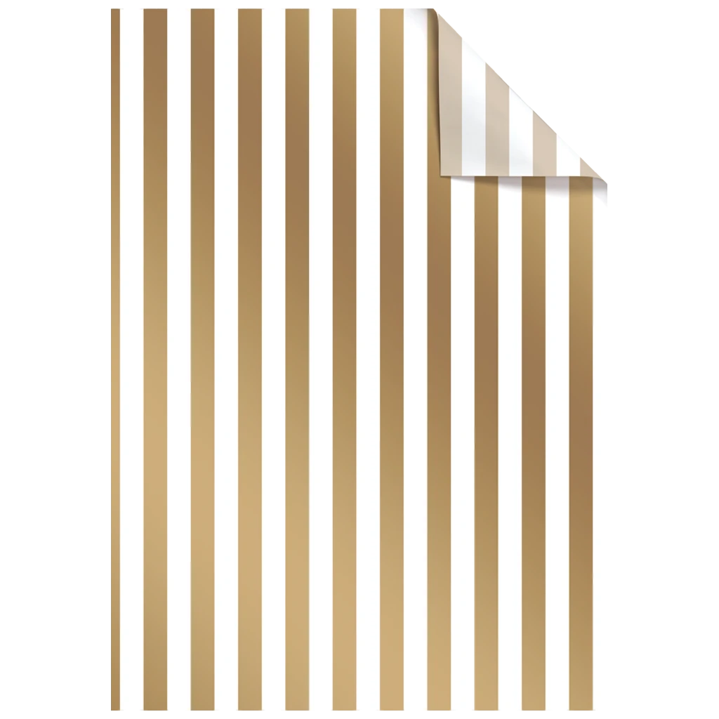 Seidenpapier „Eldordo“ | 50×70 cm, 30 g/m², weiß/gold metallic, 5 Stück