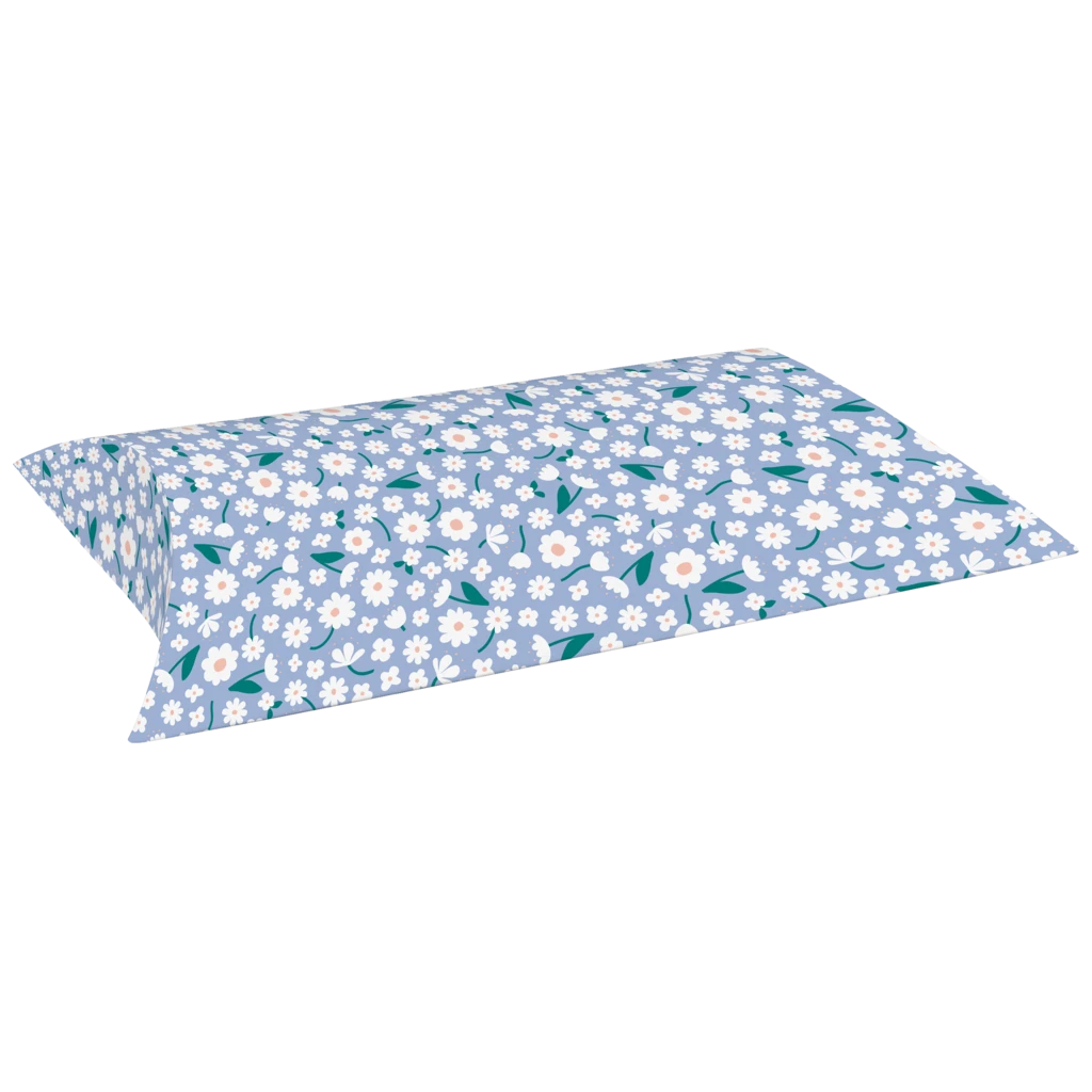 Faltschachteln „Samia“ | 16×4×19,5 cm, 210 g/m², weiß/himmelblau, 3 Stück