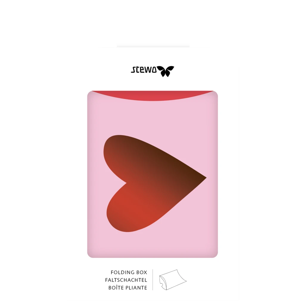 Faltschachteln „Amaia“ | 10×11×2,5 cm, 210 g/m², rosa, 3 Stück