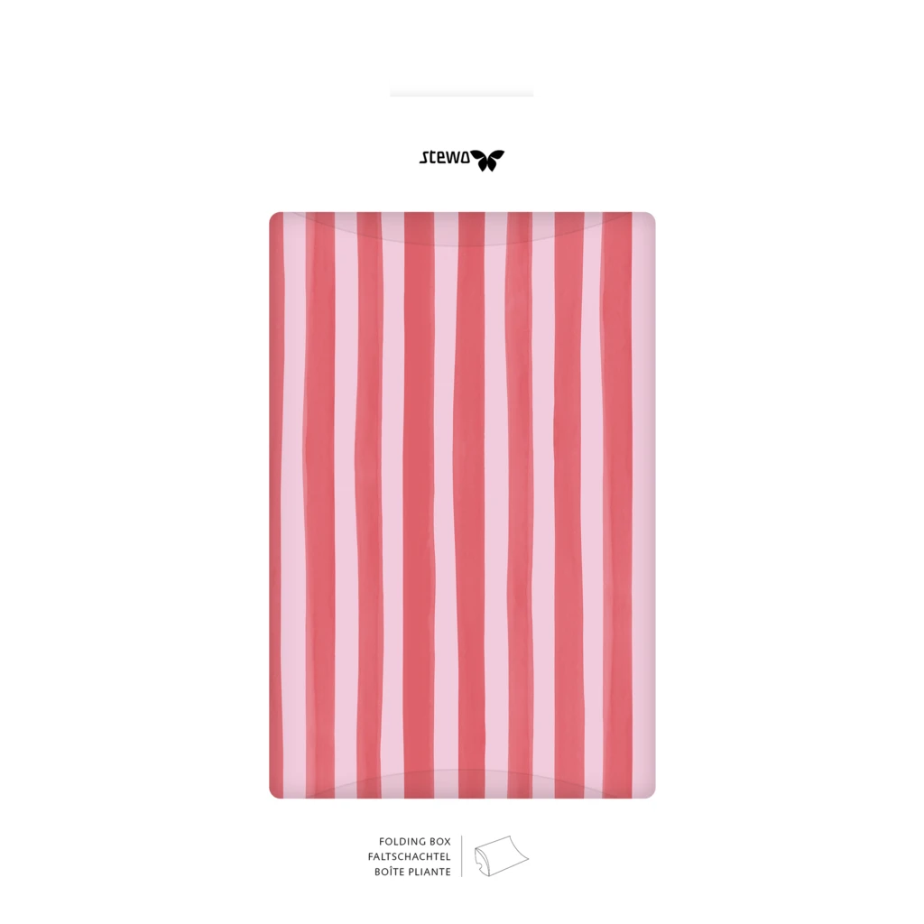 Faltschachteln „Amaia“ | 16×4×19,5 cm, 210 g/m², rosa/rot, 3 Stück