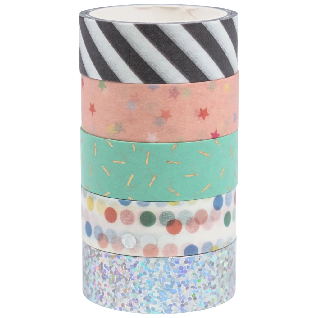 Deco Tape „Bday“ | mehrfarbig/bunt