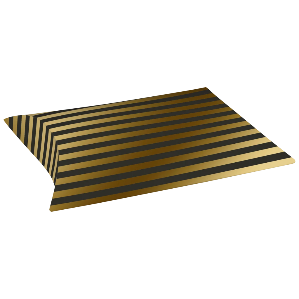 Faltschachteln „Sprenkel“ | 10×11×2,5 cm, 210 g/m², schwarz/gold, 3 Stück